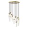 Z-Lite Beau Chandelier, 11-Light, 24 In.W x 12.75 In.H, Rubbed Brass/Clear 740P-11R-RB - alternate 8